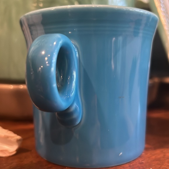 Fiestaware blue mug - Picture 3 of 4
